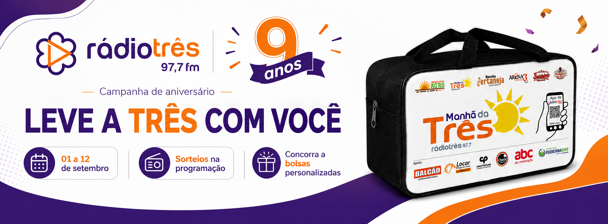 Campanha de Aniversário Rádio Três